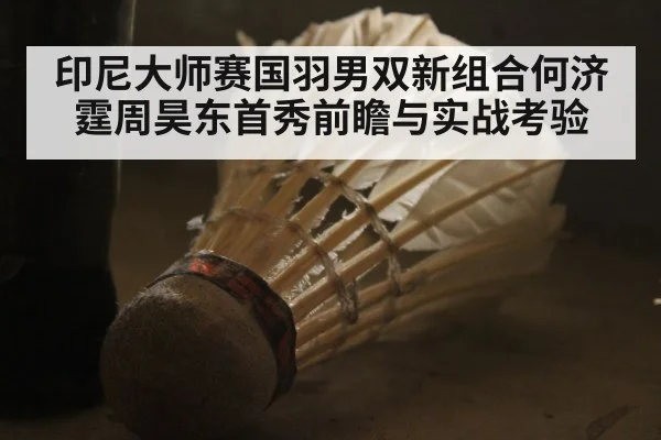 印尼大师赛国羽男双新组合何济霆周昊东首秀前瞻与实战考验（jiuyou）